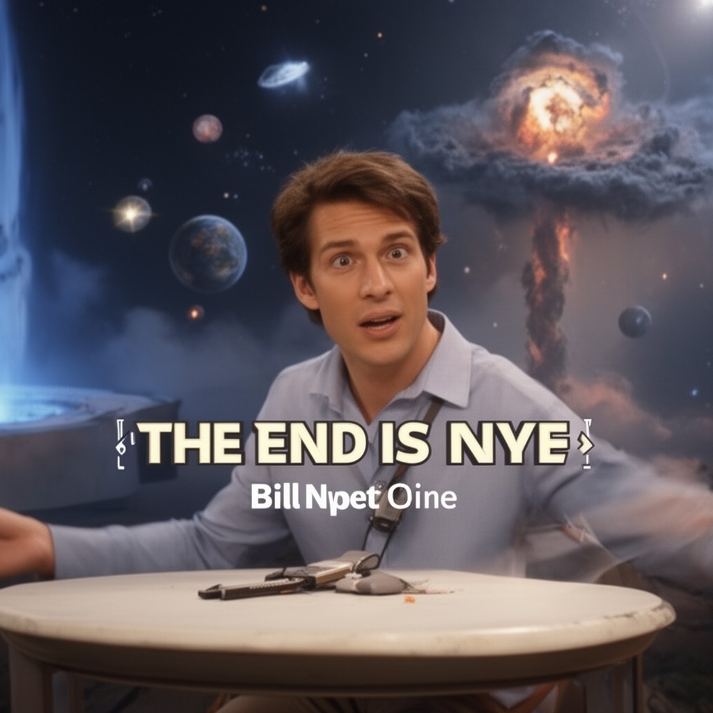 AI-generated illustration of The End Is Nye