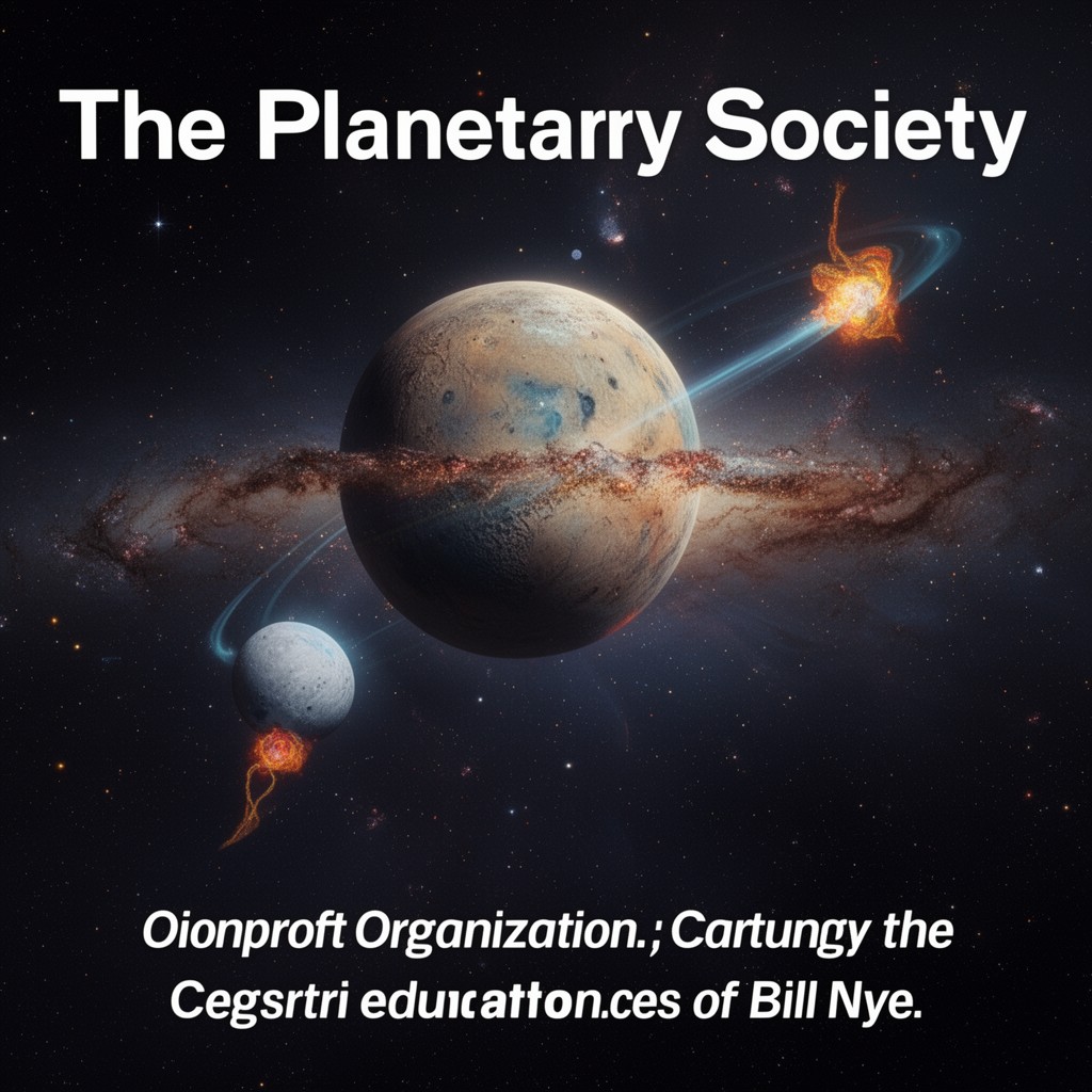 AI-generated illustration of The Planetary Society