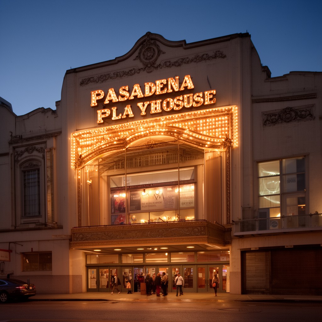 AI-generated illustration of Pasadena Playhouse