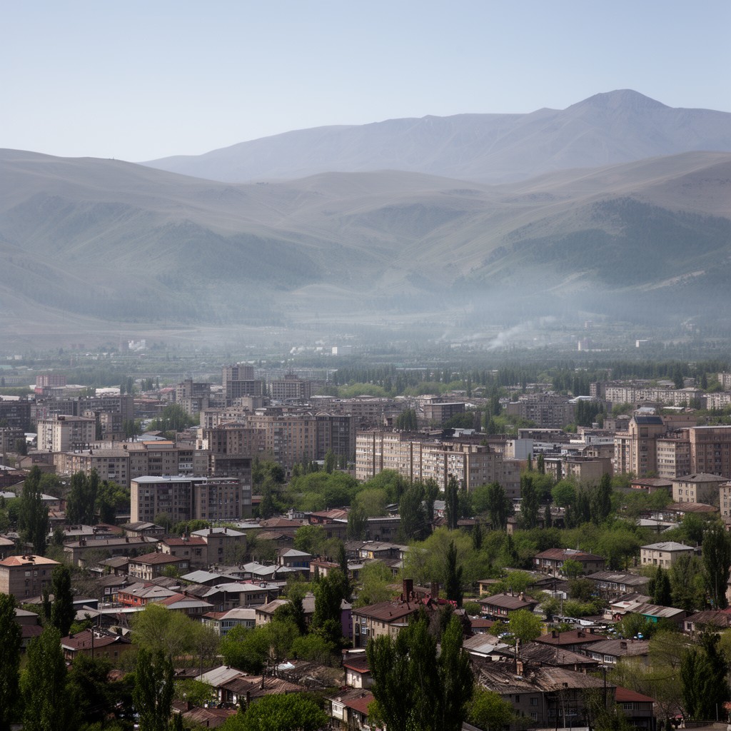 AI-generated illustration of Vanadzor