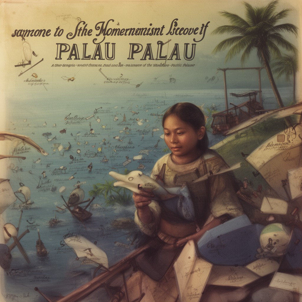 AI-generated illustration of Palauan