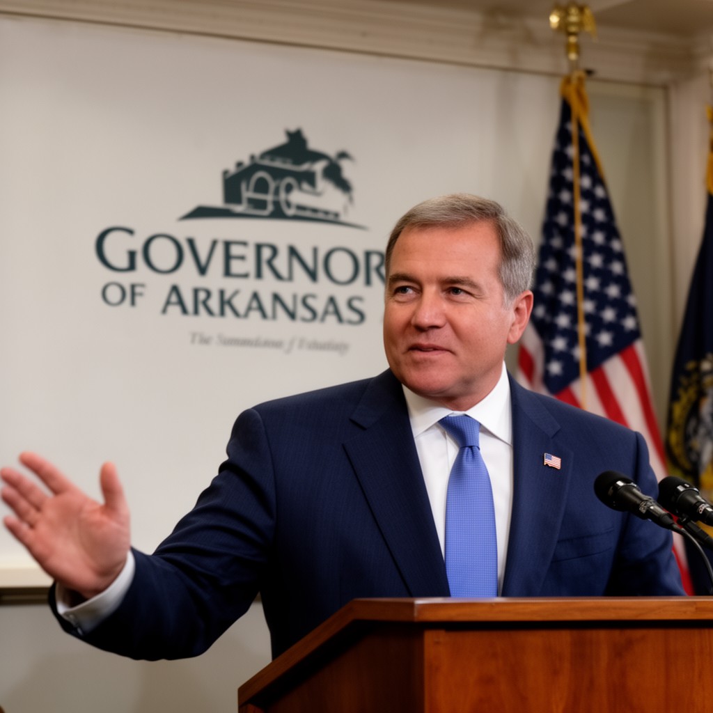 AI-generated illustration of Governor of Arkansas