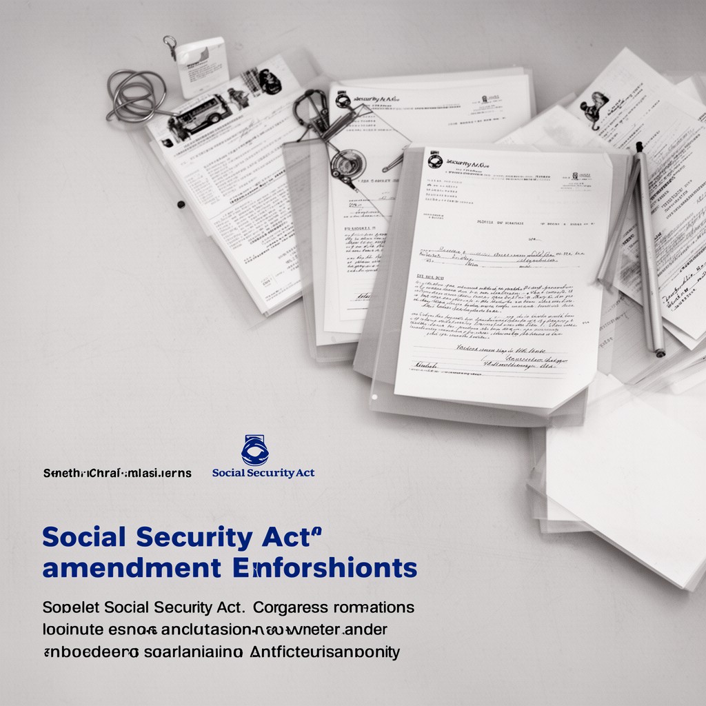 AI-generated illustration of Social Security Act amendments