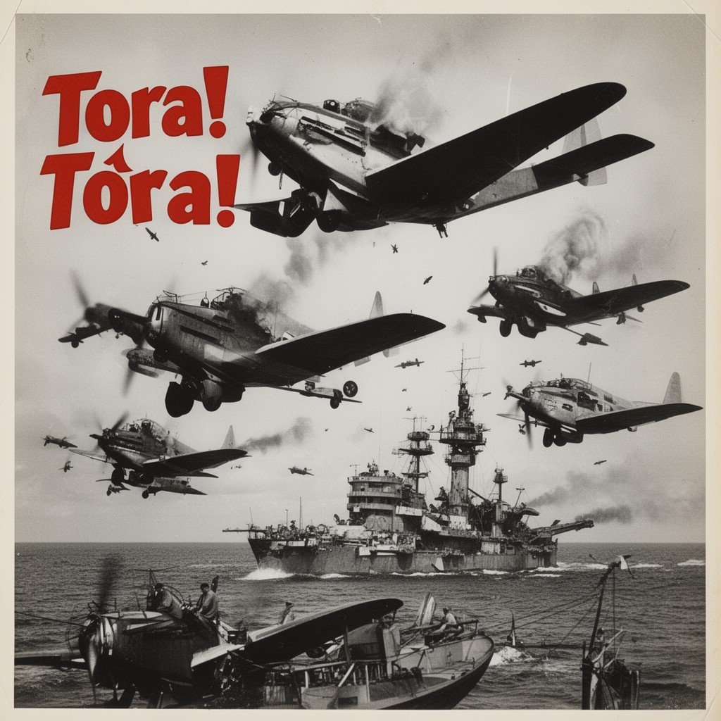 AI-generated illustration of Tora! Tora! Tora!