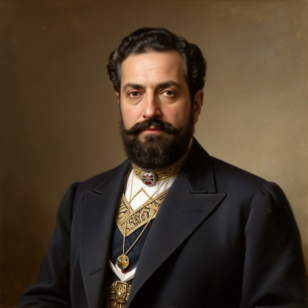 AI-generated illustration of Ismail Pasha