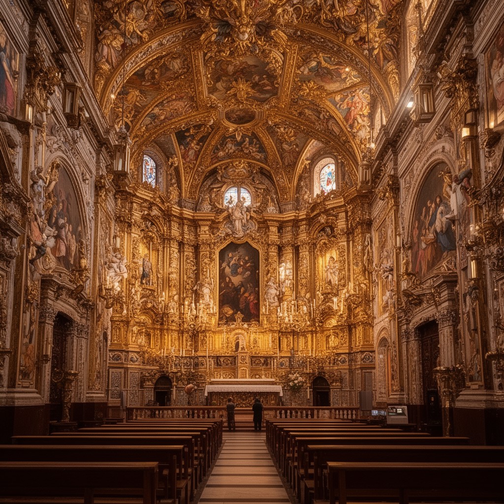 AI-generated illustration of Capilla del Rosario