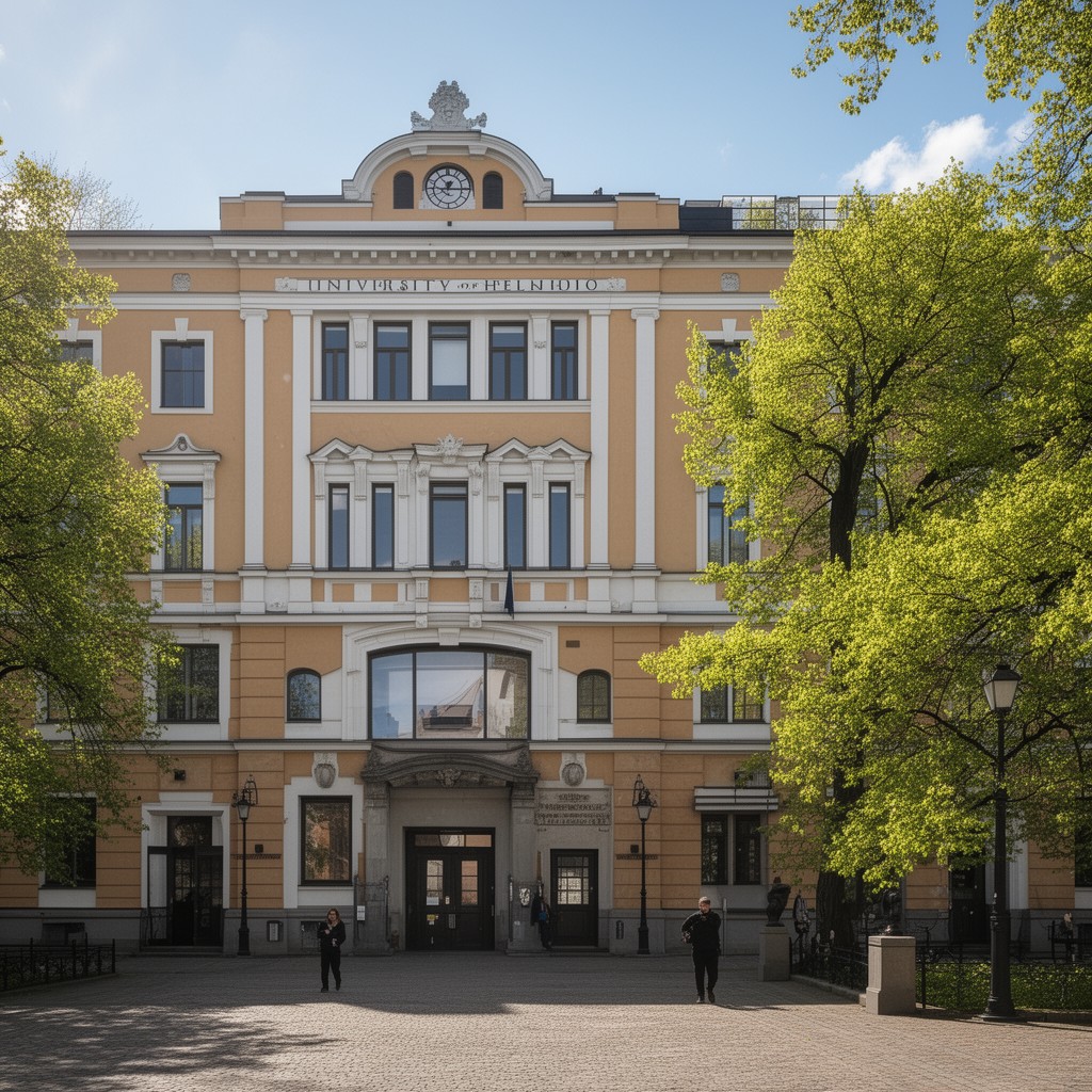 AI-generated illustration of University of Helsinki