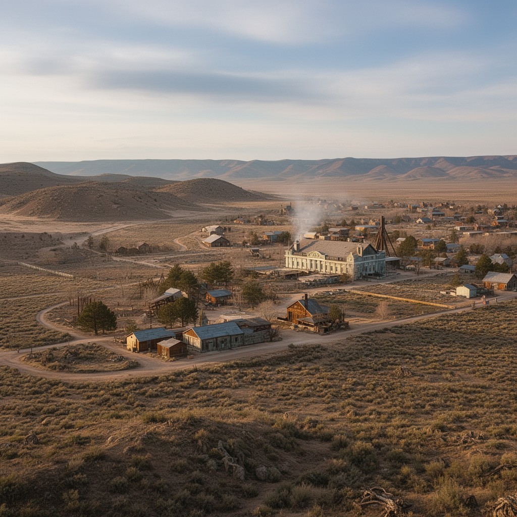 AI-generated illustration of Lyon County, Nevada
