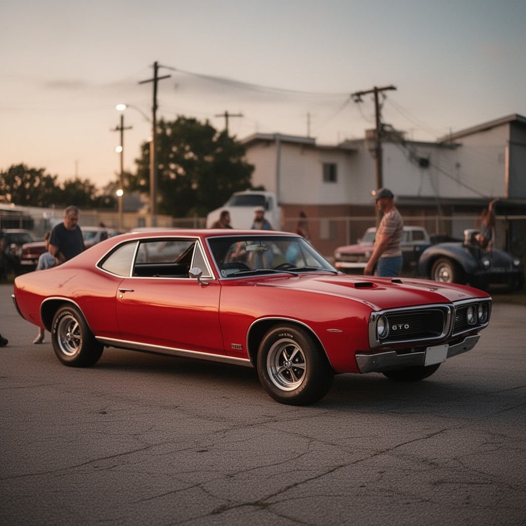 AI-generated illustration of Pontiac GTO