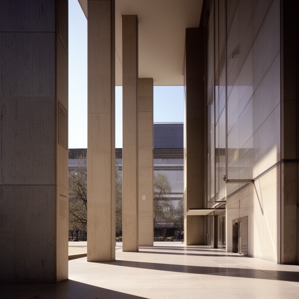 AI-generated illustration of Gordon Bunshaft