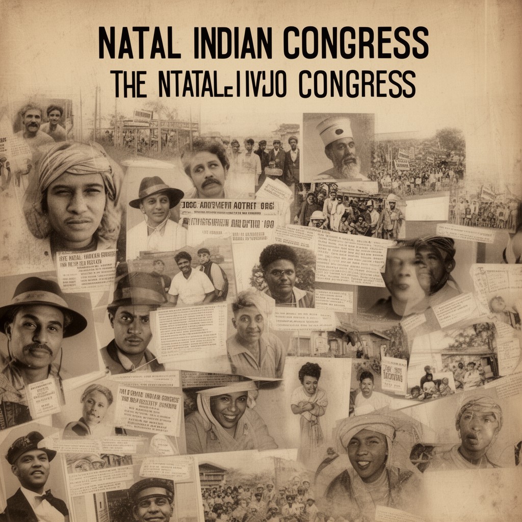 AI-generated illustration of Natal Indian Congress