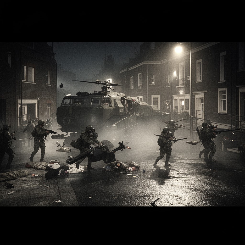 AI-generated illustration of Operation Nimrod