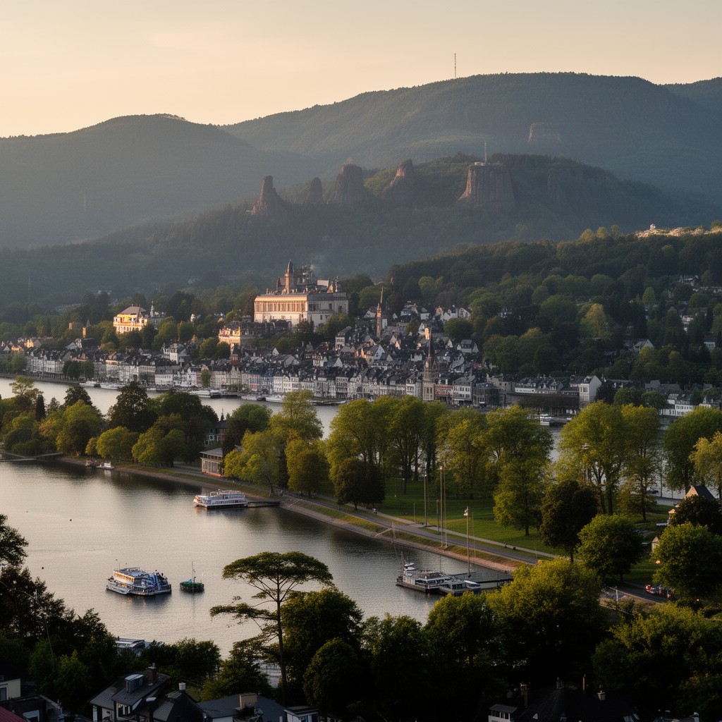 AI-generated illustration of Bad Honnef