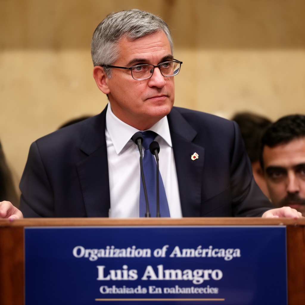 AI-generated illustration of Luis Almagro