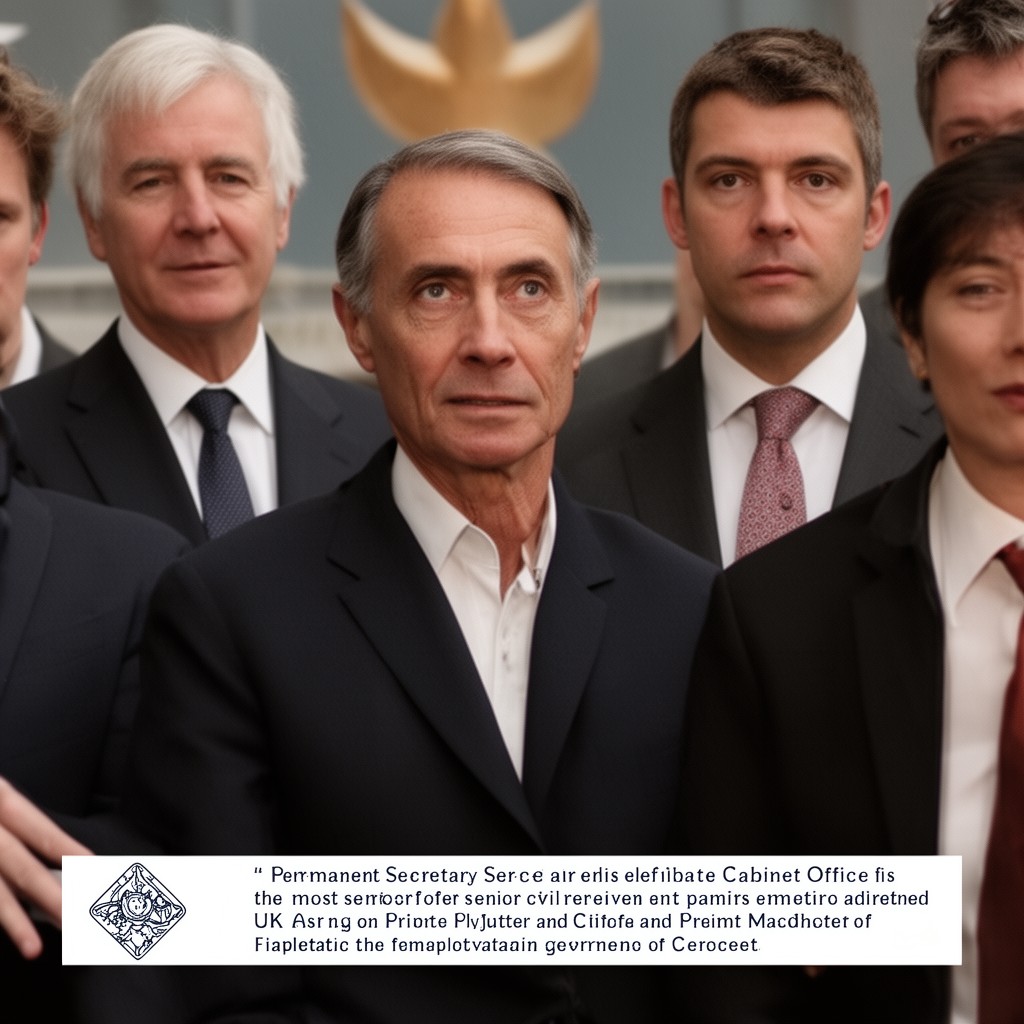 AI-generated illustration of Permanent Secretary of the Cabinet Office