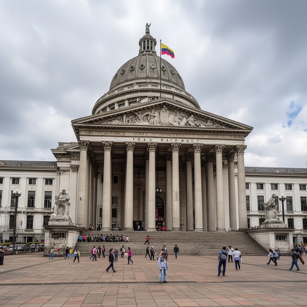 AI-generated illustration of Capitolio Nacional