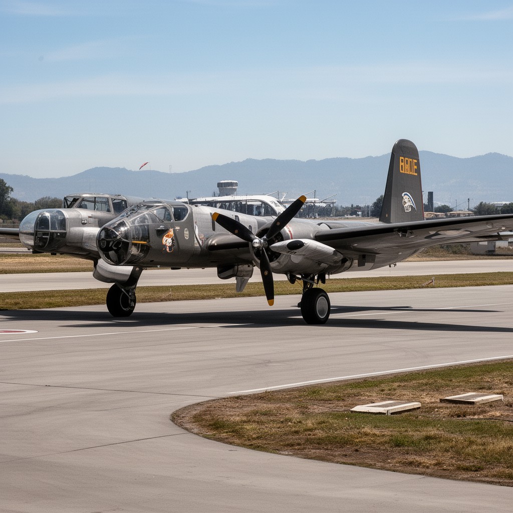 AI-generated illustration of Douglas A-26 Invader