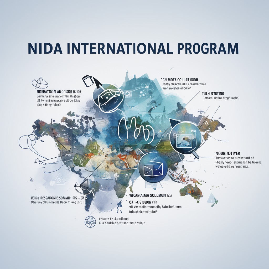 AI-generated illustration of NIDA International Program