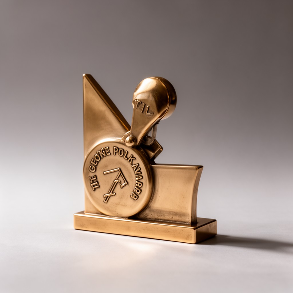 AI-generated illustration of George Polk Award