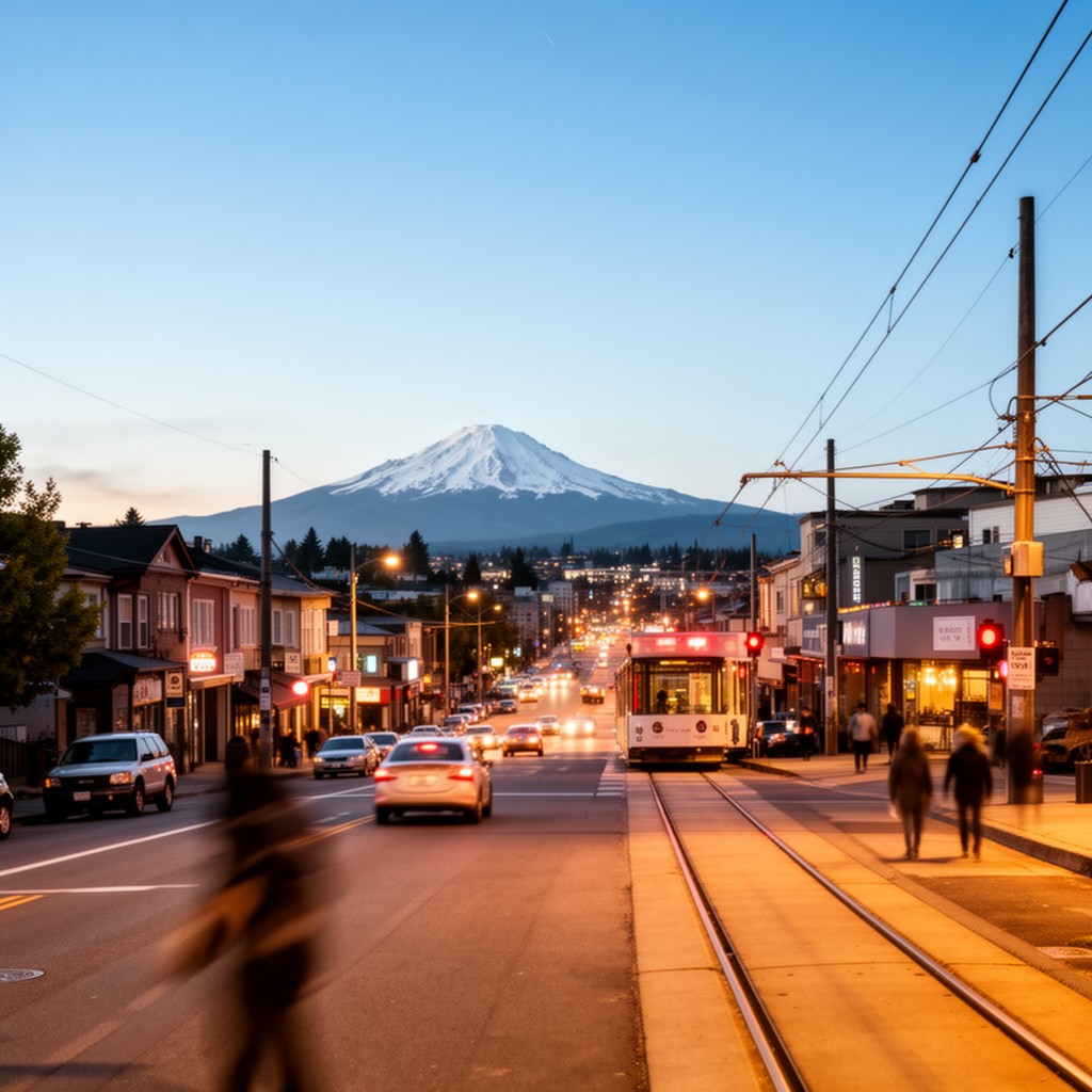 AI-generated illustration of Rainier Valley
