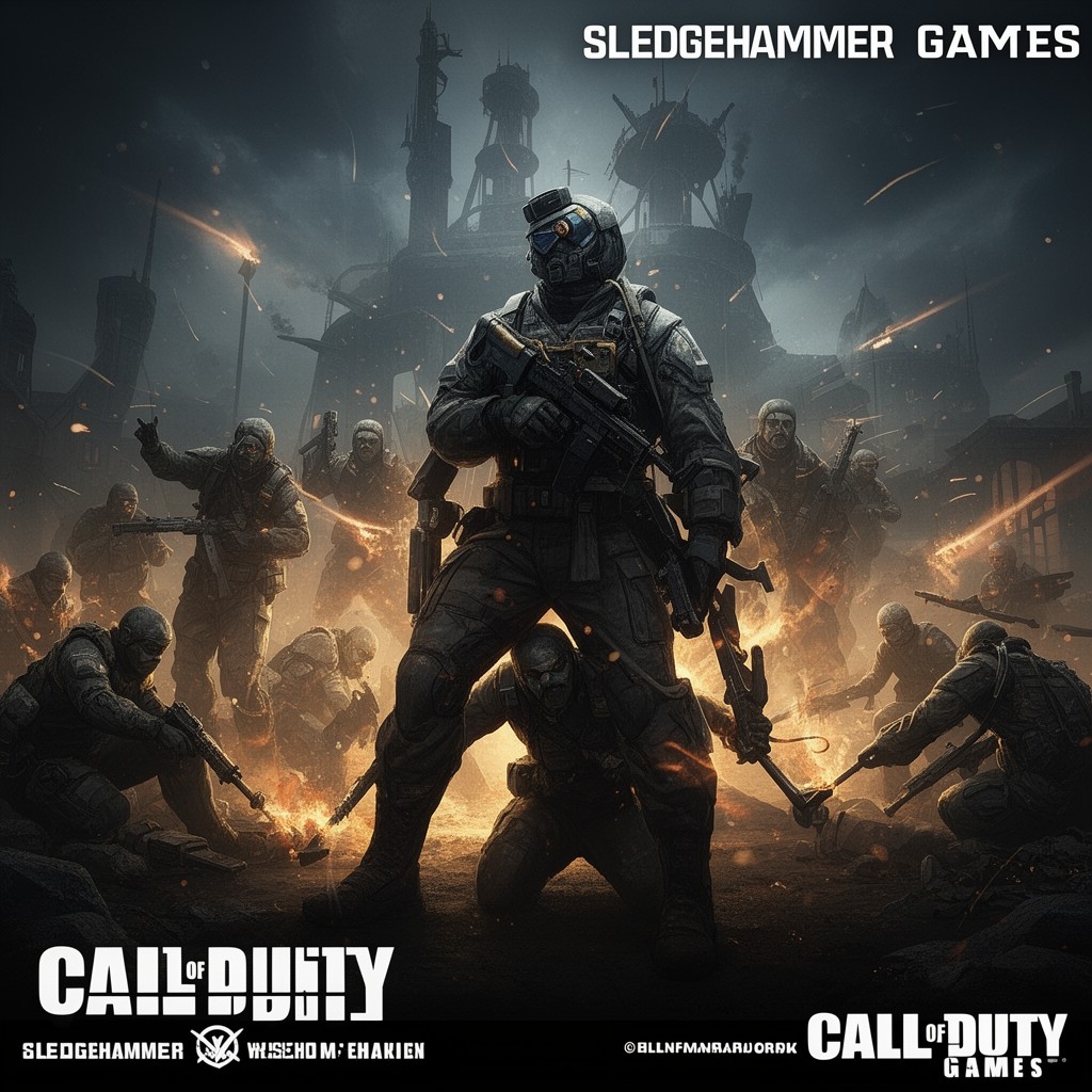 AI-generated illustration of Sledgehammer Games