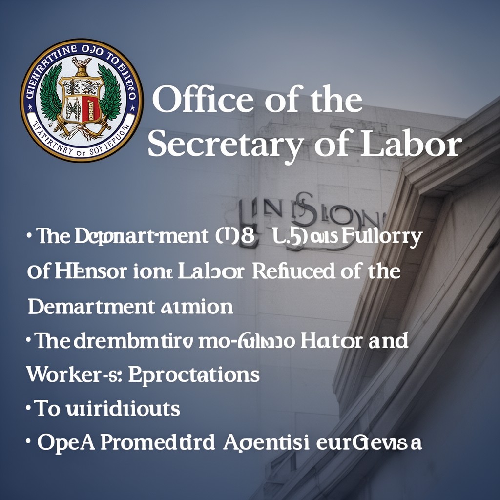 AI-generated illustration of Office of the Secretary of Labor
