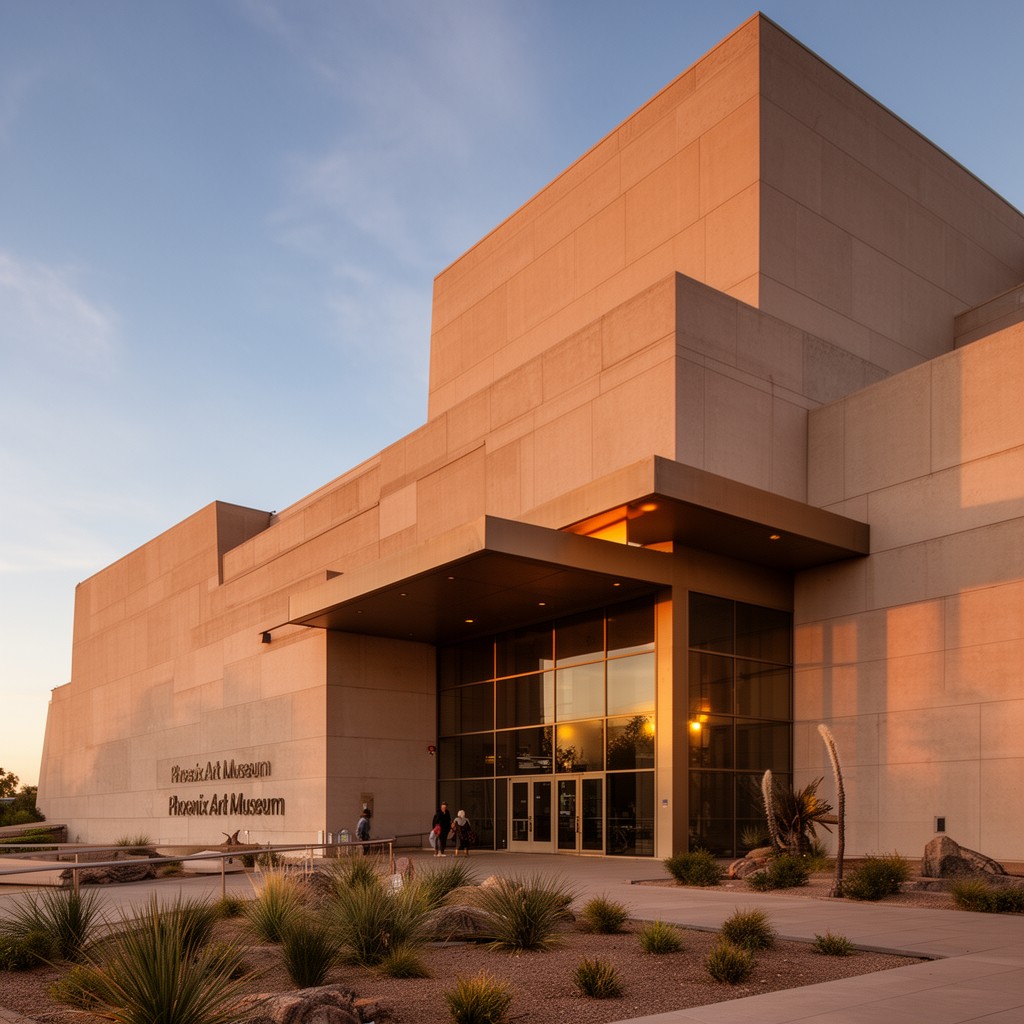 AI-generated illustration of Phoenix Art Museum