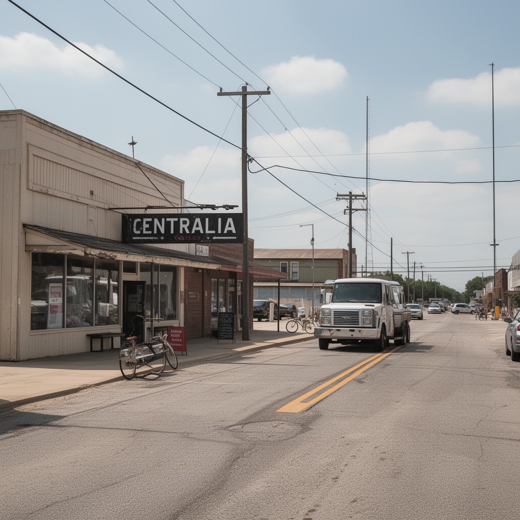 AI-generated illustration of Centralia, Kansas, United States