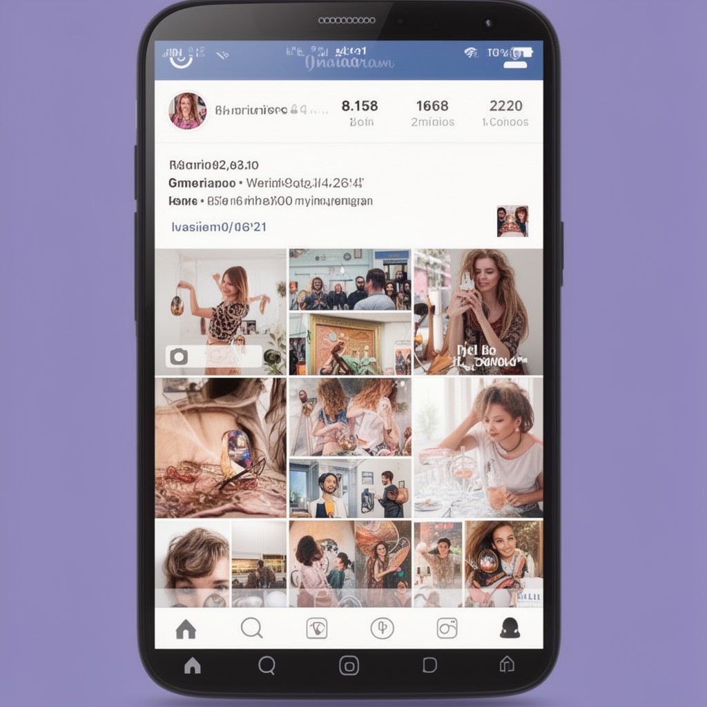 AI-generated illustration of Instagram