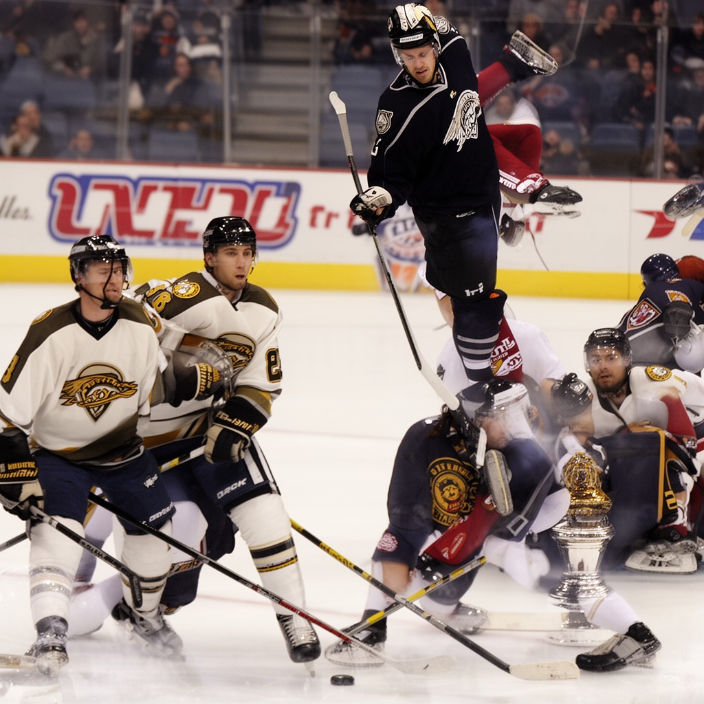 AI-generated illustration of 2008–09 NHL season