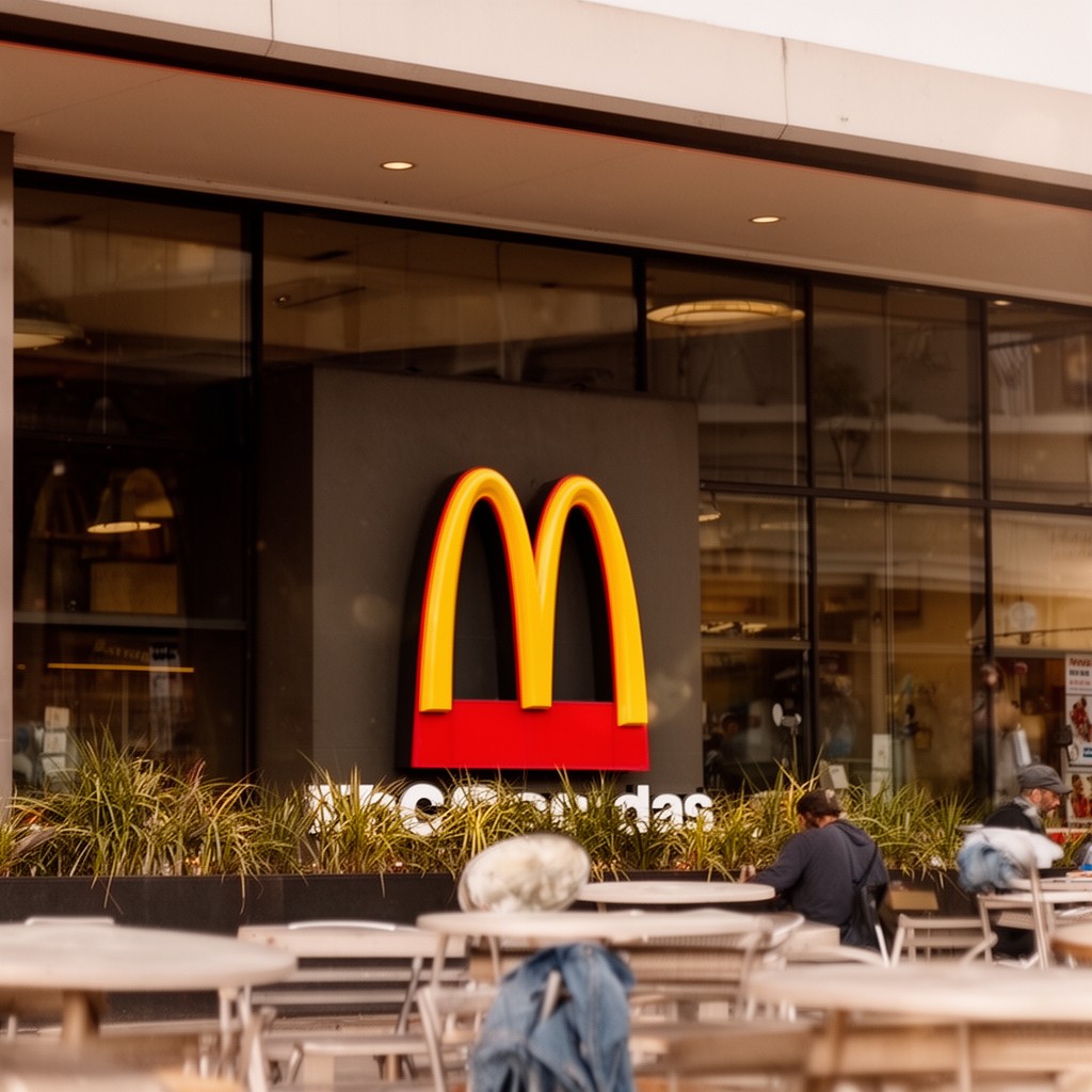 AI-generated illustration of Maccas (for McDonald’s)