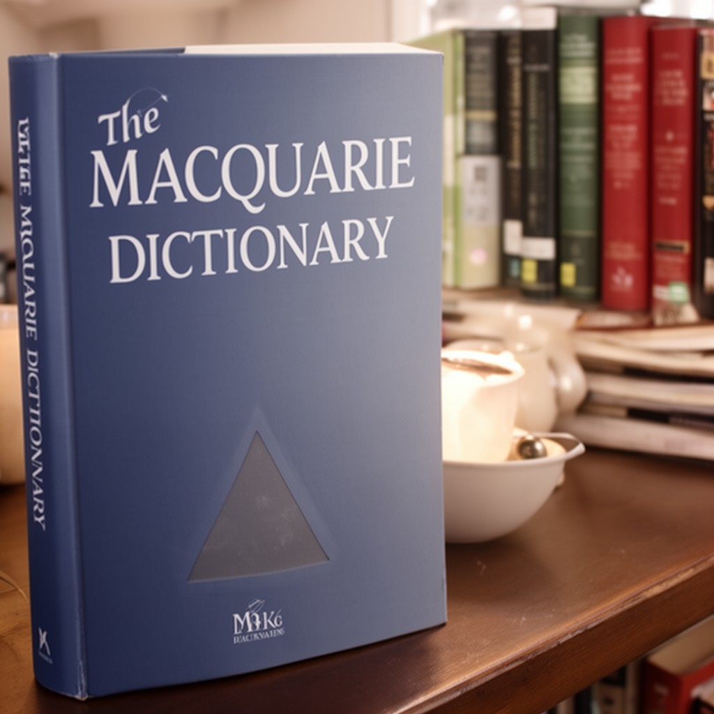 AI-generated illustration of Macquarie Dictionary