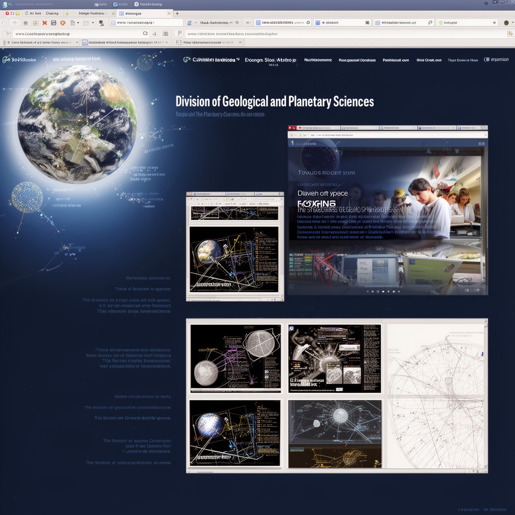 AI-generated illustration of Division of Geological and Planetary Sciences