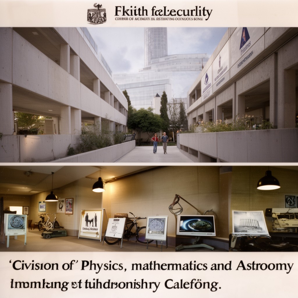 AI-generated illustration of Division of Physics, Mathematics and Astronomy