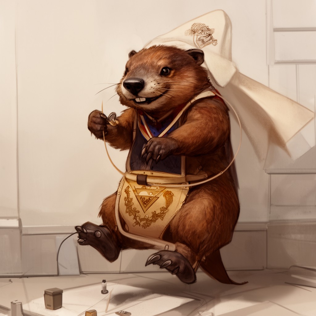 AI-generated illustration of Beaver