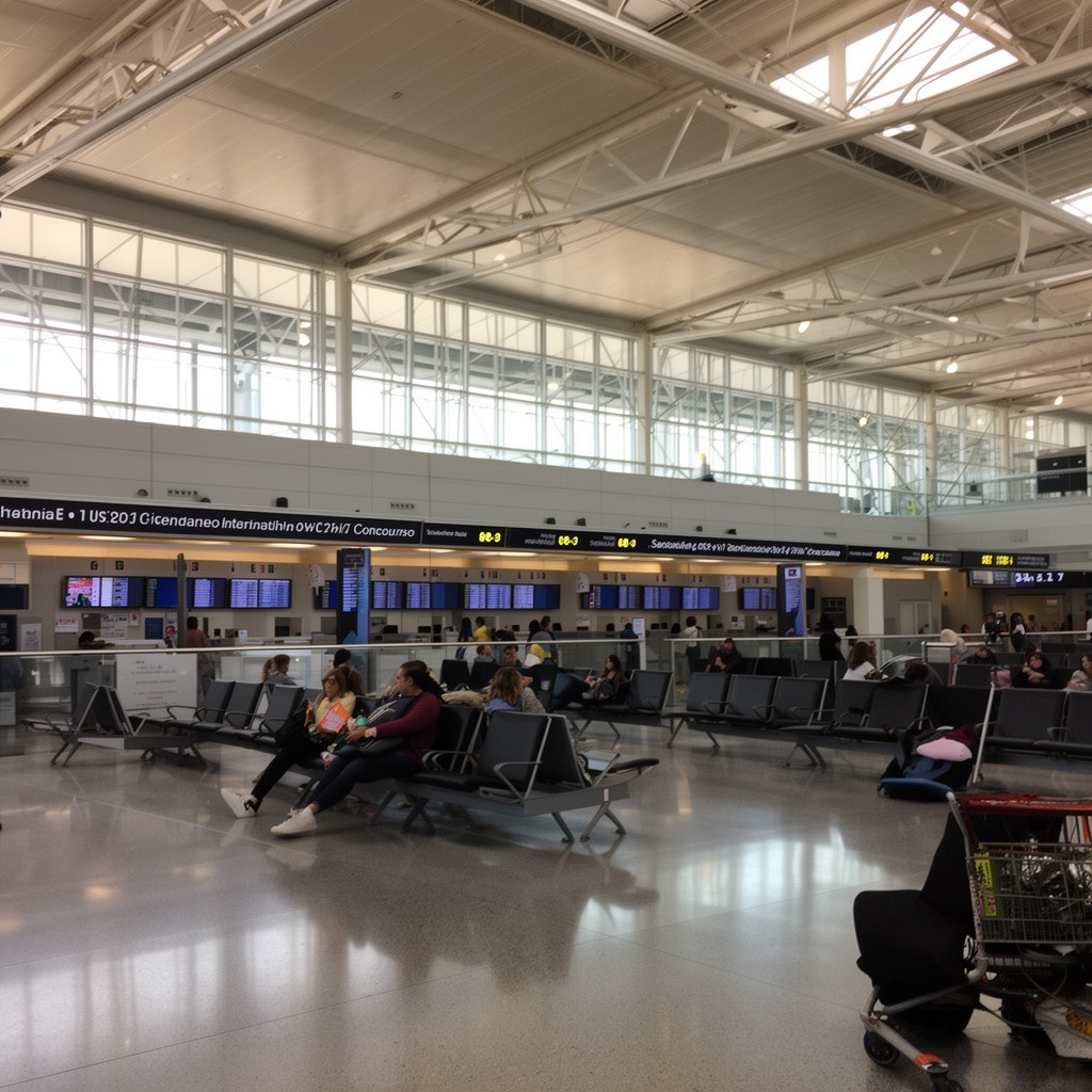 AI-generated illustration of Concourse in Terminal A