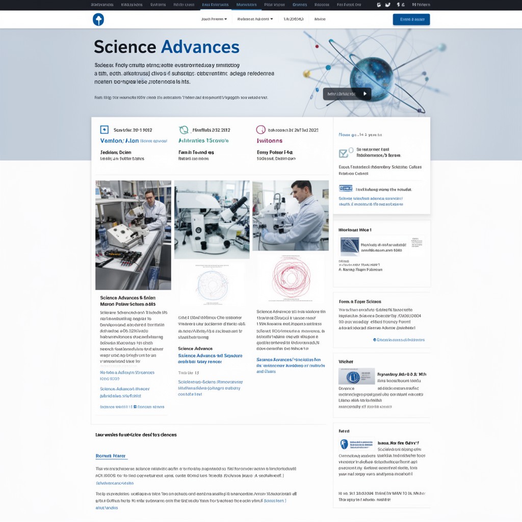 AI-generated illustration of Science Advances