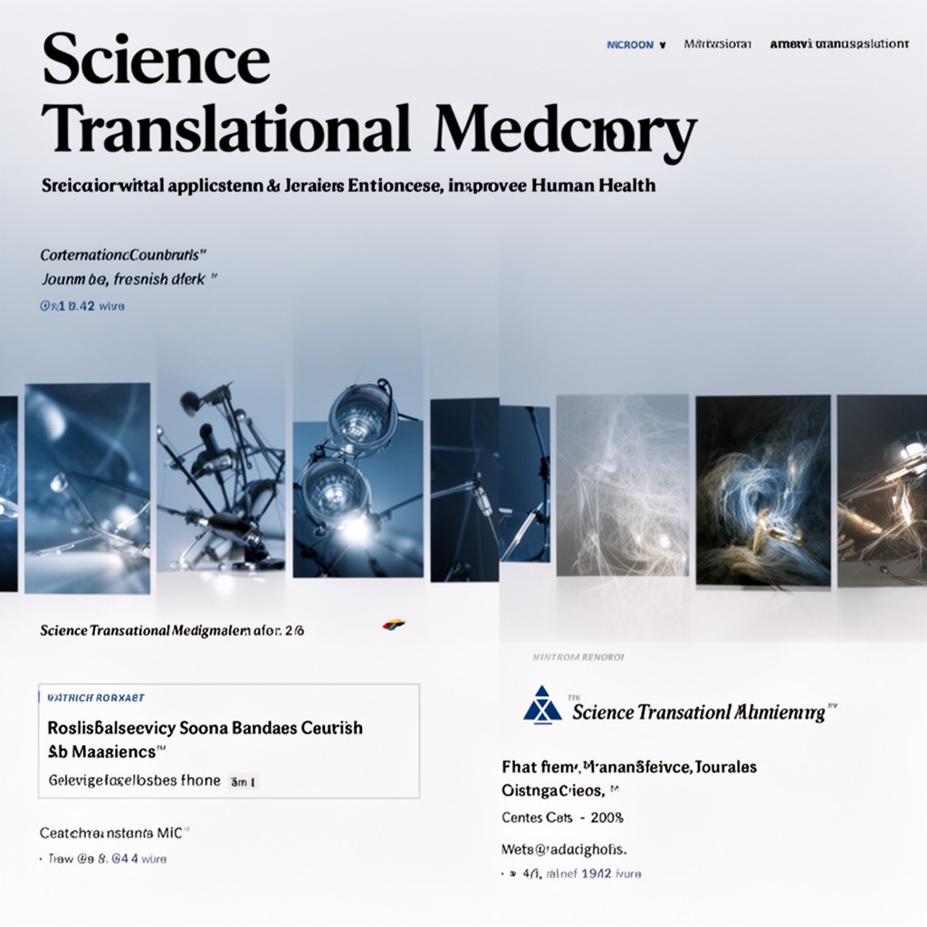 AI-generated illustration of Science Translational Medicine