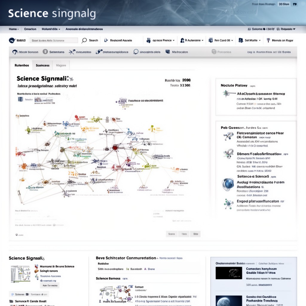 AI-generated illustration of Science Signaling