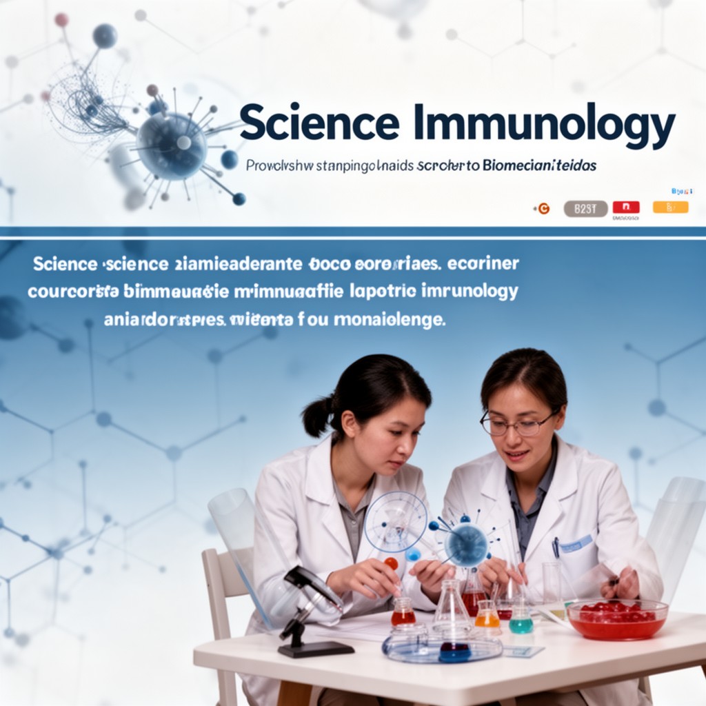 AI-generated illustration of Science Immunology