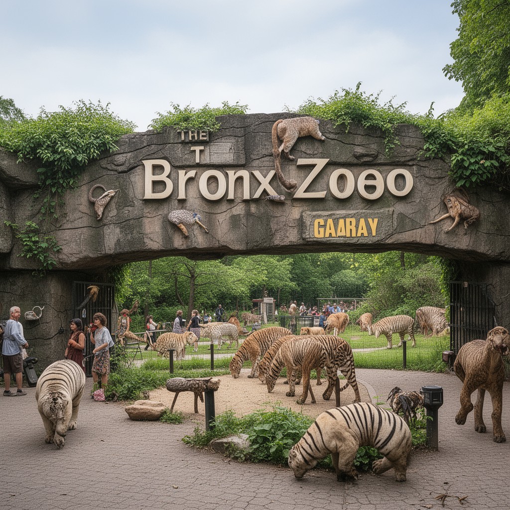 AI-generated illustration of Bronx Zoo
