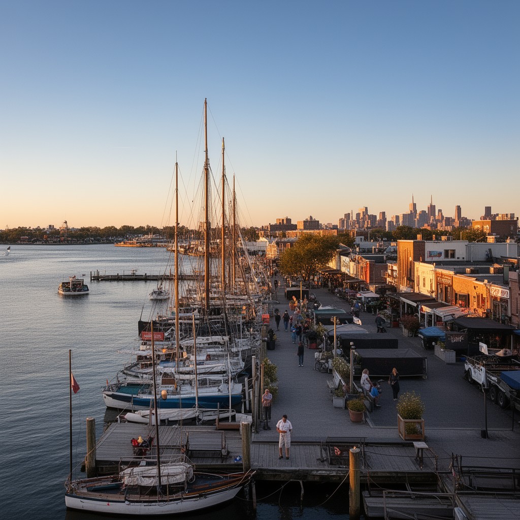 AI-generated illustration of City Island