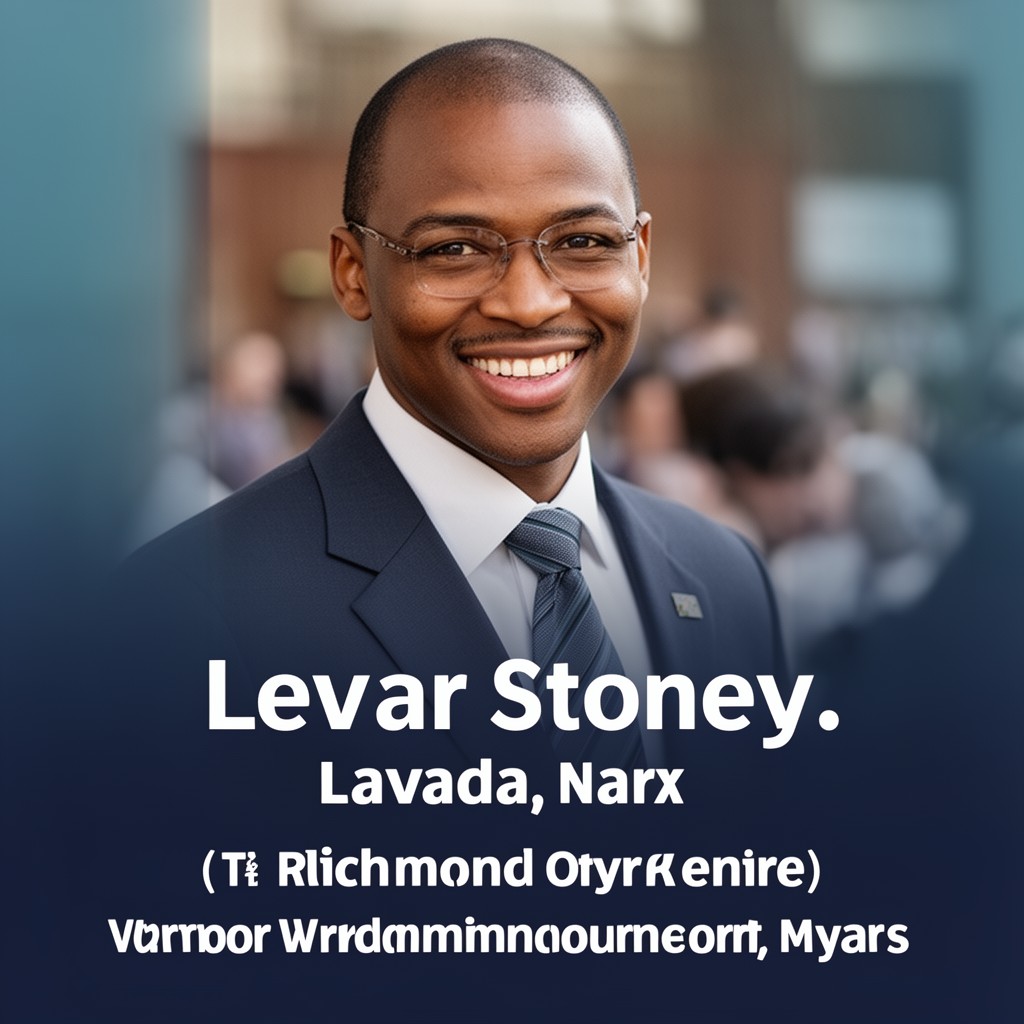 AI-generated illustration of Levar Stoney