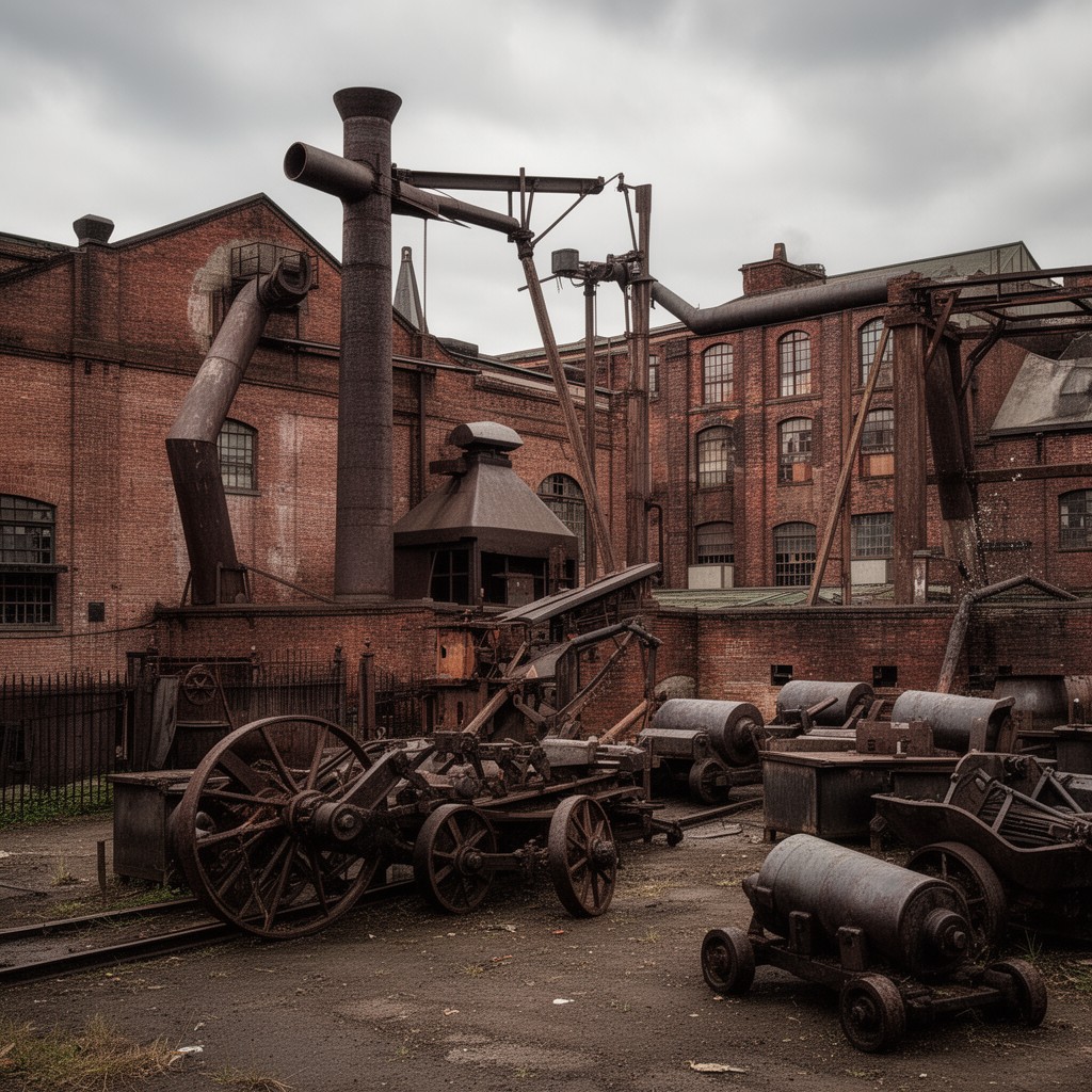 AI-generated illustration of Tredegar Iron Works