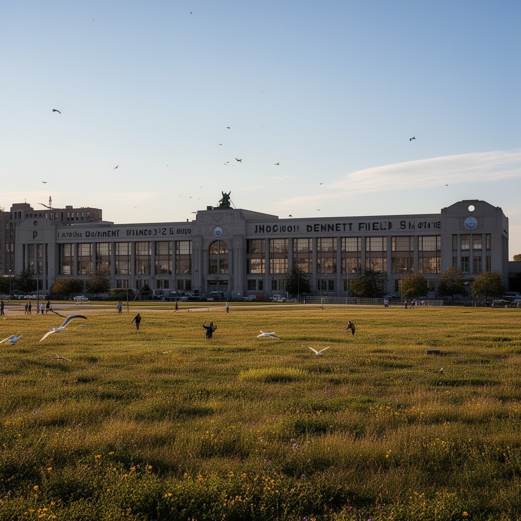 AI-generated illustration of Floyd Bennett Field