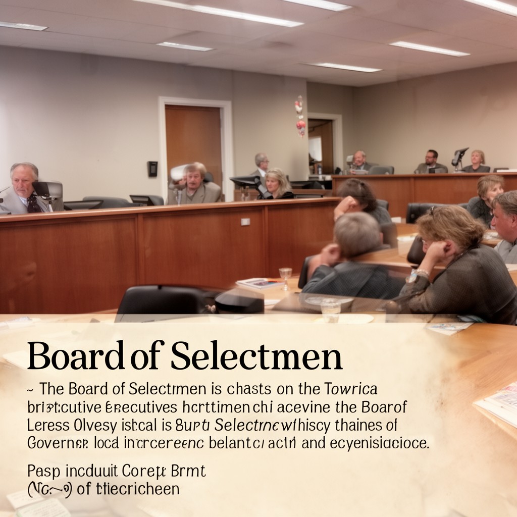 AI-generated illustration of Board of Selectmen