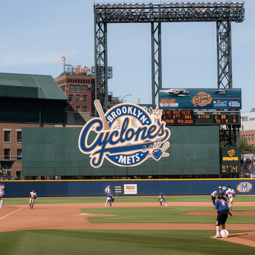 AI-generated illustration of Brooklyn Cyclones