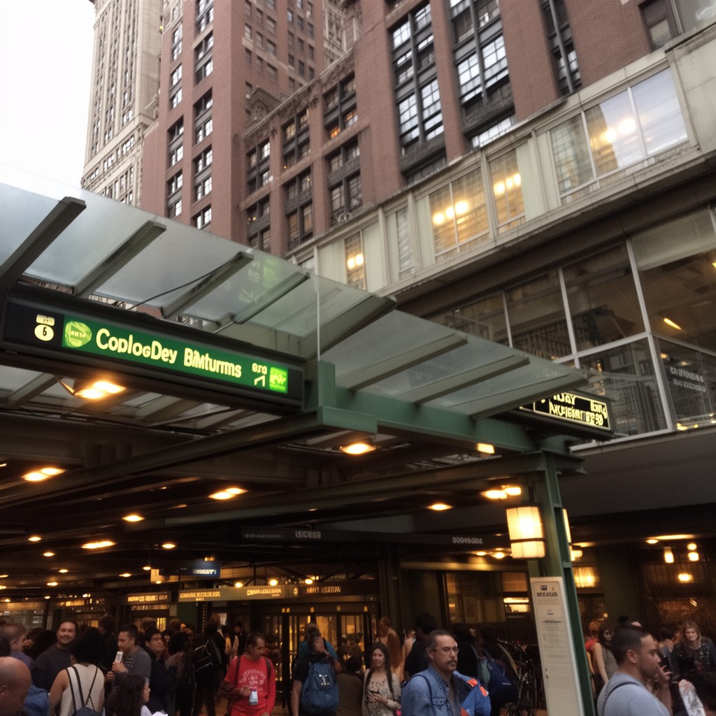 AI-generated illustration of Copley station