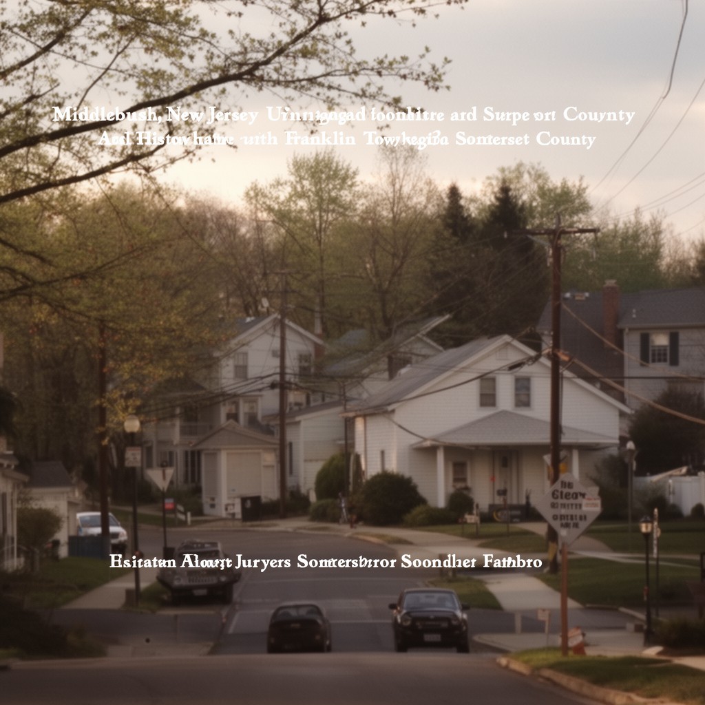 AI-generated illustration of Middlebush, New Jersey