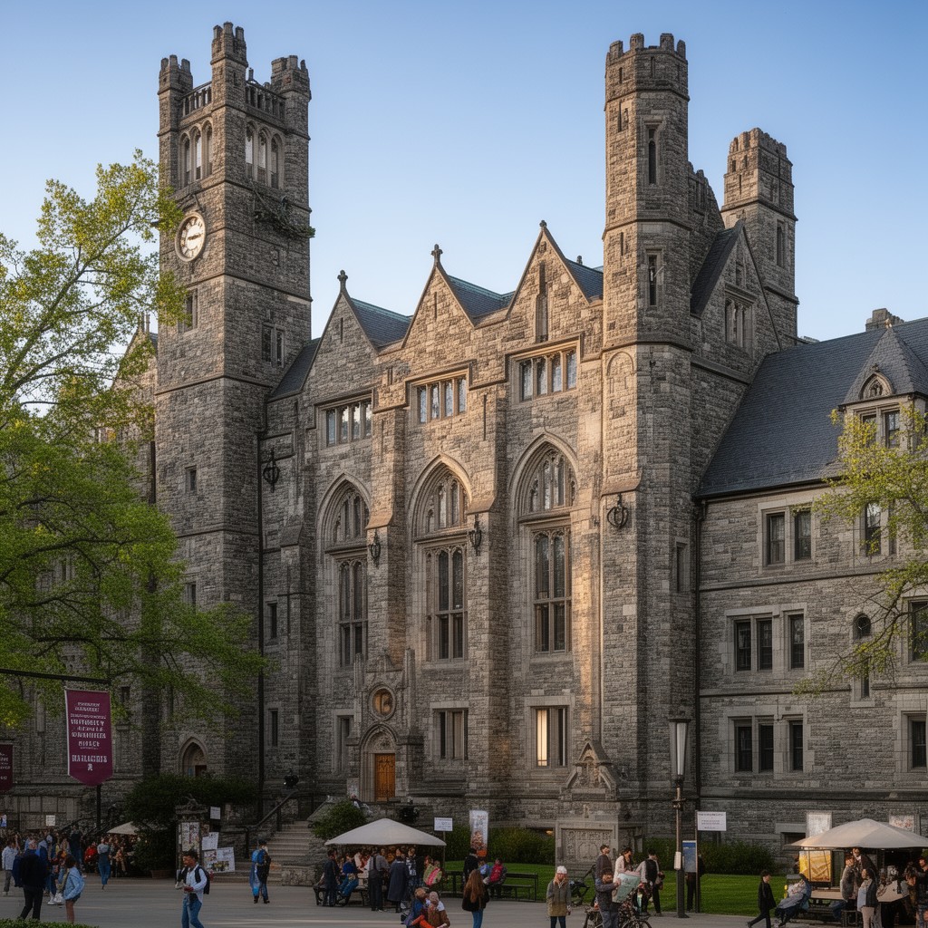 AI-generated illustration of University College